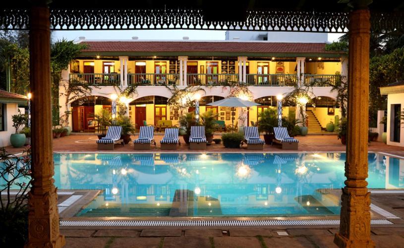 Hotel The Bangala Chettinad à Karaikkudi Extérieur photo
